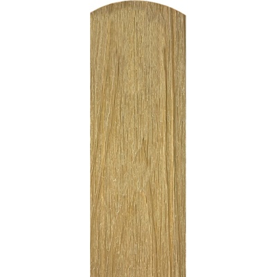Plotovka Dřevoplus Profi 80 mm, barva Oak - písková Výška plotovky: 180 cm, Varianta plotovky: kulatá