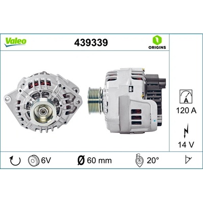 Alternátor VALEO 439339