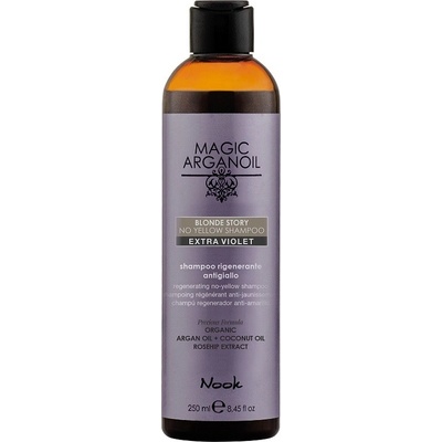 Nook Magic Arganoil Blonde Story No Yellow Extra Violet šampon 250 ml