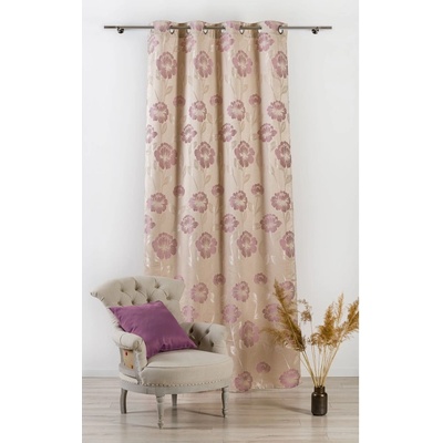 Mendola Fabrics Бежова завеса 140x245 cm Izolde - Mendola Fabrics (10-217IZOLDE-MV)