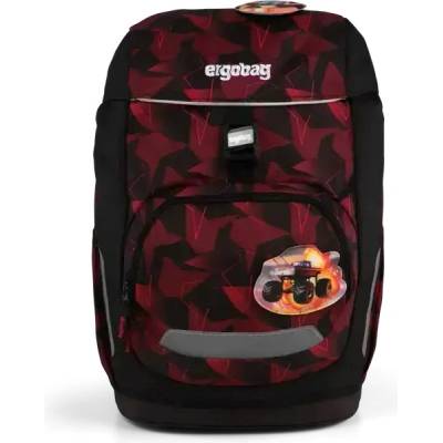 Školský batoh Ergobag School Backpack Flex 23 l čierna,červená
