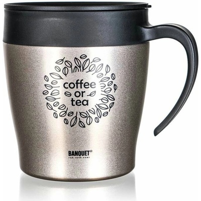 Banquet Termohrnek Mavel nerez béžový 330 ml