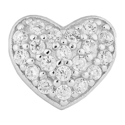 Franco Bene Stříbrné srdce piercingová náušnice 2137 – Sleviste.cz