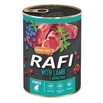 Dolina Noteci Rafi junior s jehněčím, brusinkami a borůvkami 12 x 400 g