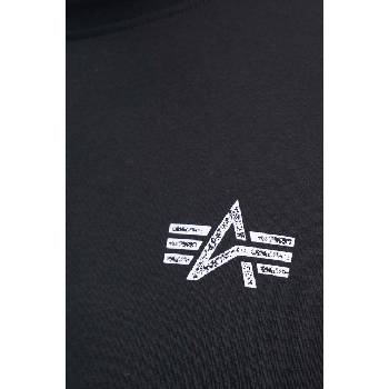 Alpha Industries Памучна тениска Alpha Industries в черно с принт 148516 (148516)