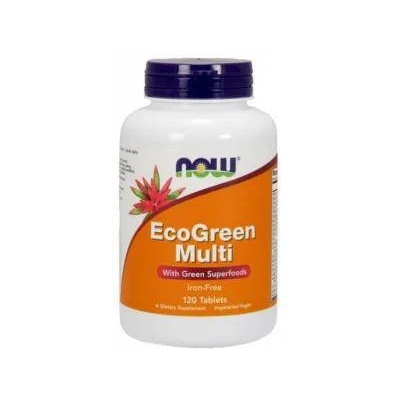 NOW Еко грийн мулти - Eco Green Multi - 120 таблетки, NOW FOODS, NF3792