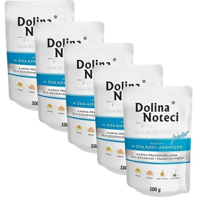 Dolina Noteci Premium Junior Small Breed Lamb Stomachs 5 x 100 g