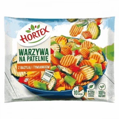 Замразени зеленчуци с босилек и чубрица Hortex 400гр