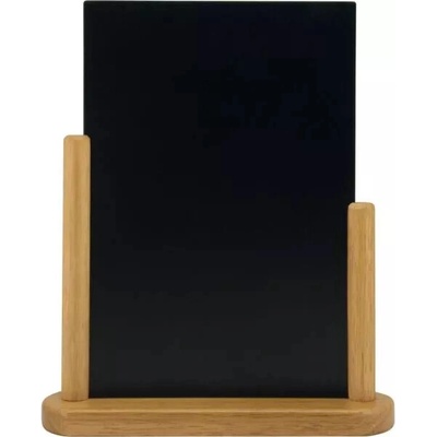 Securit Elegant Kriedová tabuľa, platforma 31 x 21 cm, teakové drevo