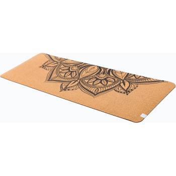 Gaiam Килимче за йога Gaiam Printed Cork Mandala 5 мм кафяво 63495