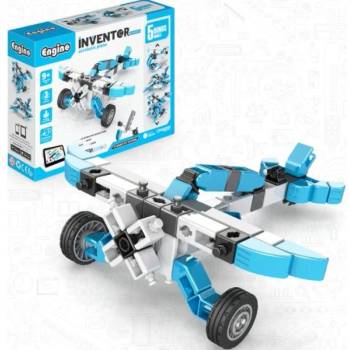 Engino INVENTOR MECHANICS акробатичен самолет с 5 бонус модела