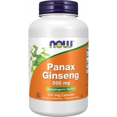 Now Foods Panax Ginseng 500 mg 250 kapsúl
