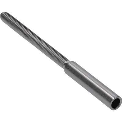 Úchyt pro lanko ø 5 mm s vnějším závitom M6 x 60 mm, nerez