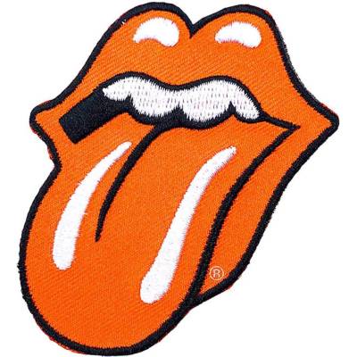 Nažehlovačka The Rolling Stones - Classic Tongue Orange, Oranžová,Univerzálna