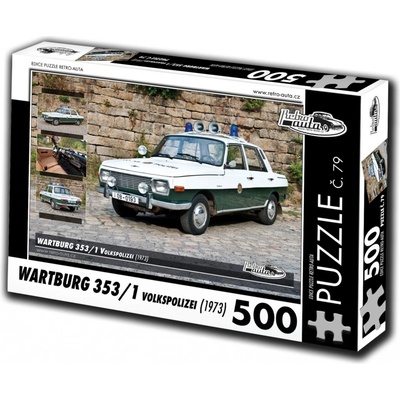 Retro cars Wartburg 353/1 Volkspolizei 1973 500 dielov