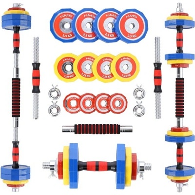 HMS Činkový set v kufru SKC20 2x10 kg