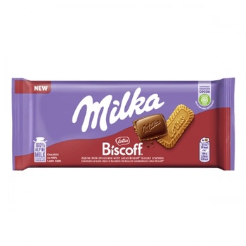 Milka Шоколад Milka Biscoff 90гр