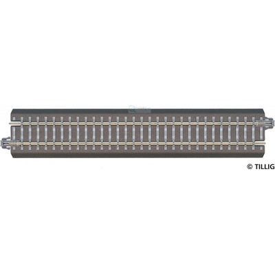Tillig TT BG1 rovná kolej 166 mm s podložím 83701