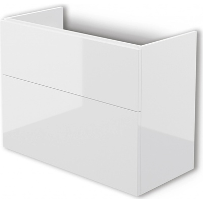 Deante Tubo skříňka 80x38.5x60 cm pod umyvadlo závěsná bílá STU_6U81