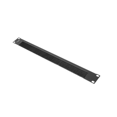 Lanberg Аксесоар, Lanberg 19" brush panel 1U AK-1103-B, black (AK-1103-B)