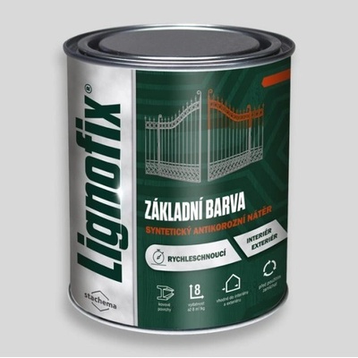 Stachema LIGNOFIX ZÁKLADNÁ FARBA na kov 0,6 l sivá