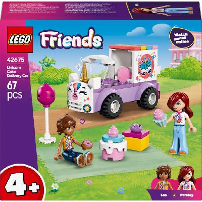 Конструктор LEGO Friends - Кола-еднорог за доставка на торти (42675) (42675)