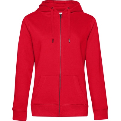 B&C Queen Zipped Hood COT-01W03Q00400 červená