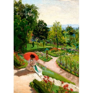 Castorland - Puzzle Art collection: Józef Mehoffer: Red Umbrela - 500 piese