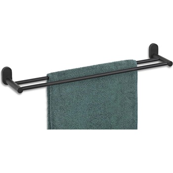 kela Черна двойна закачалка за кърпи за стена KELA от серия Alessio