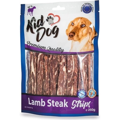 Kid Dog Jehněčí steakové proužky 250 g