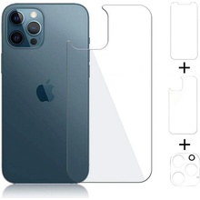 Bomba 3 v 1 Tvrdené ochranné sklo pre iPhone predné + zadné + foťák iPhone 12 Pro MAX