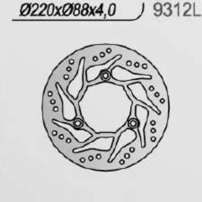 NG Brzdový kotúč NG 9312L