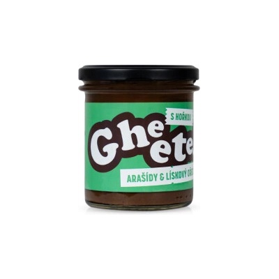 České Ghíčko Gheetella Arašídy & lískový ořech s hořkou čokoládou 320 g