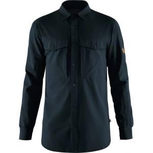 Fjällräven Мъжка риза с копчета Fjällräven Abisko Trekking Shirt - Dark Navy (033-1278-0112)