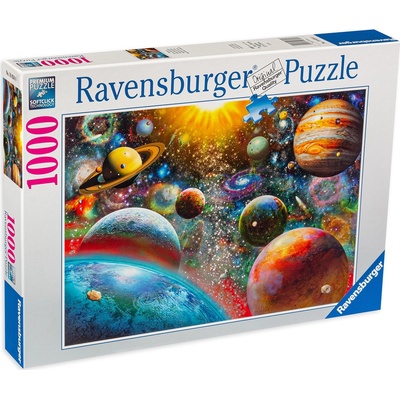Ravensburger Пъзел Ravensburger от 1000 части - Планети (19858)