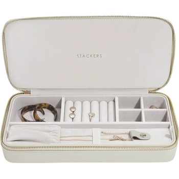 Stackers Пътническа кутия за бижута с място за колиета Stackers светлобежова (75628)