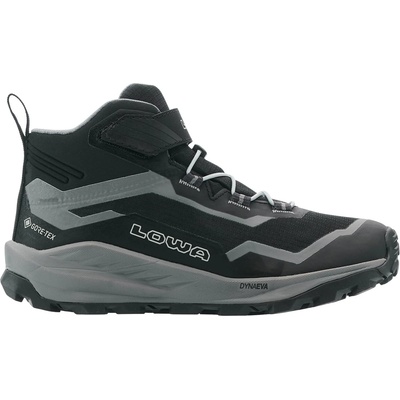Lowa Детски туристически обувки Lowa Kid's Trailux GTX Mid Walking boots - Black / Grey - размер 27 (EU) (702-5121-0111)