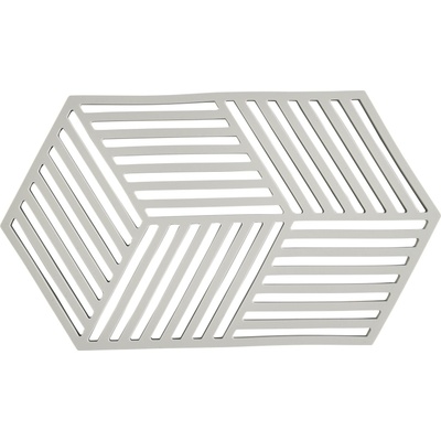 Zone Denmark Подложка за горещи съдове Hexagon 24 см светлосива (31612)