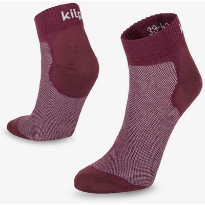 Kilpi Унисекс чорапи за бягане Kilpi MINIMIS в цвят бордо Kilpi | Cherven | МЪЖЕ | 35-38
