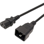 PremiumCord Захранващ кабел c13 - c20 5 м, черен kpsb5 (kpsb5)