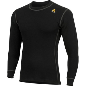 Aclima Мъжко мериносово термобельо Aclima WW Crew Neck Merino base layer - Jet Black (015-0274-0314)