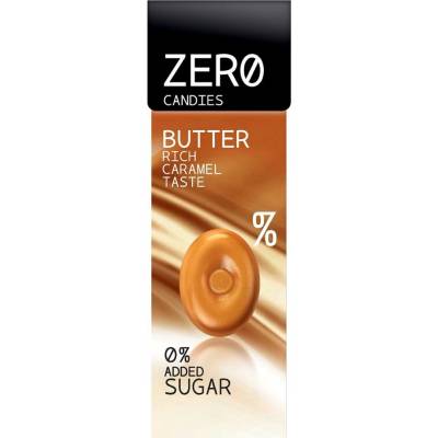 Zero Candies Bonbóny bez cukru s příchutí máslové smetany a karamelu 32 g