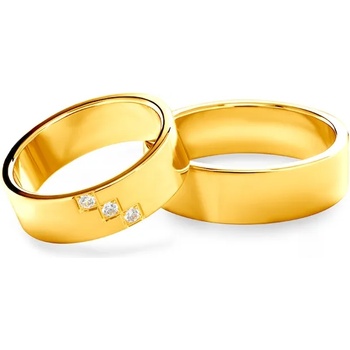 Image 1 of SAVICKI Сватбени халки: злато, плоски. 6 мм