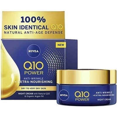 Nivea Q10 Power Anti-wrinkle + Firming nočný krém na tvár 50 ml