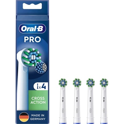 Oral-B Орал-Б CrossAction накрайници за четка за зъби, 4 броя (8006540860380)