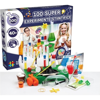 Hashtag Toys Комплект за научни експерименти Hashtag Toys - 100 експеримента (HT052187)