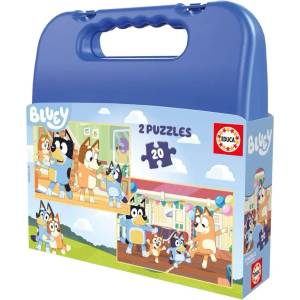 Educa Пъзел в куфарче, Educa, Bluey, 2х20 части