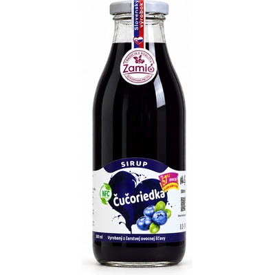 Zamio sirup čučoriedky 0,5 l