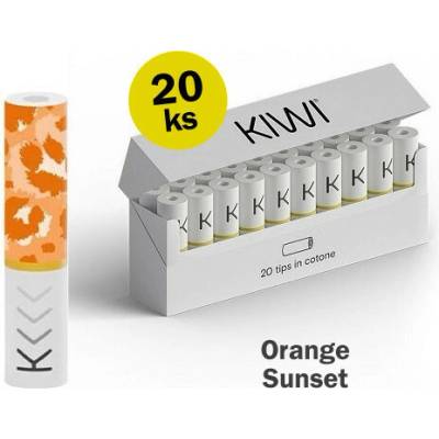 Kiwi Filter Sunset Orange 20 ks