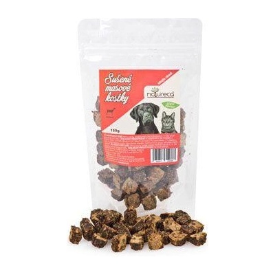 NATURECA pochúťka Mäsové kocky Jahňa 100%mäsko 150 g